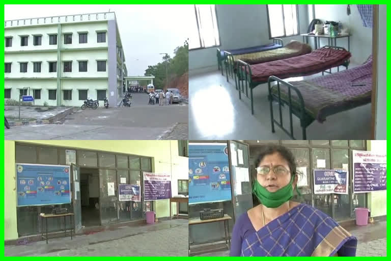 Quarantine centers looks like home environment at vizianagaram