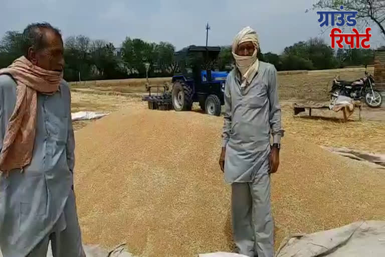 Kaithal Farmers worried about selling wheat after cutting