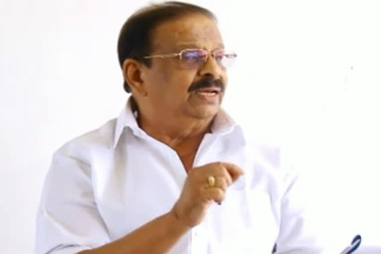 k sudhakaran on sprinkler controversy  sprinkler controversy news  കെ. സുധാകരൻ എം. പി  കെഎം ഷാജി കെ. സുധാകരൻ എം. പി