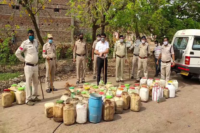 Excise department takes major action against illegal liquor in Seoni Malwa of Hoshangabad district