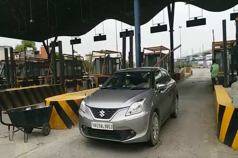 Faridabad-Badarpur border Toll plaza toll collection started