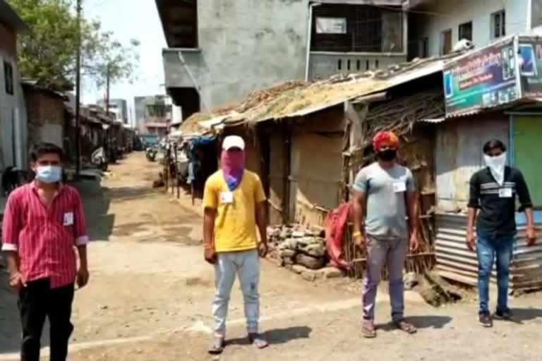 Villagers doing guard duty in Akkalkuva