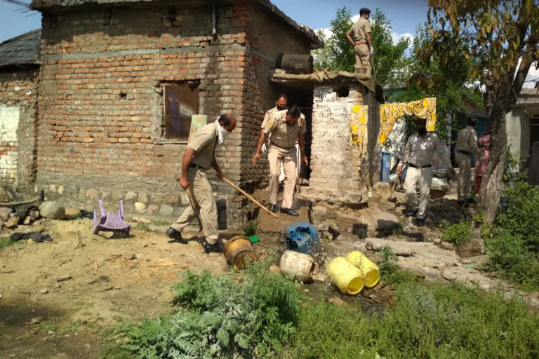 police raided on bengali community kangra