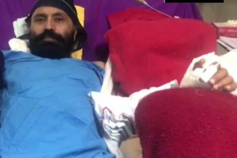 Assistant Sub-Inspector Harjeet Singh  is recovering