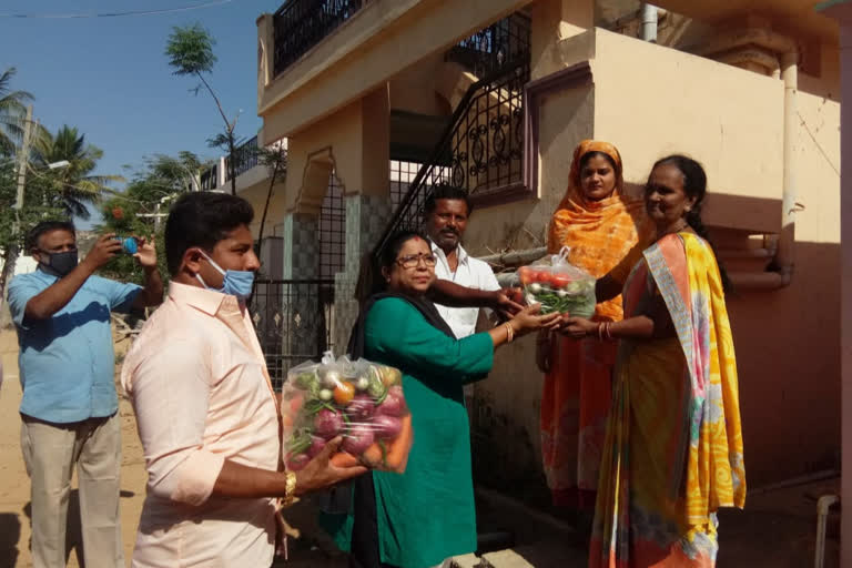 vegetable distribution in Bagepalli