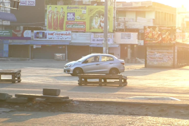 in dharmapuri one person learn car driving at curfew period