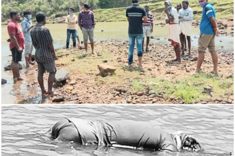 person dead body in jallipalli matsya gedda paderu vizag district