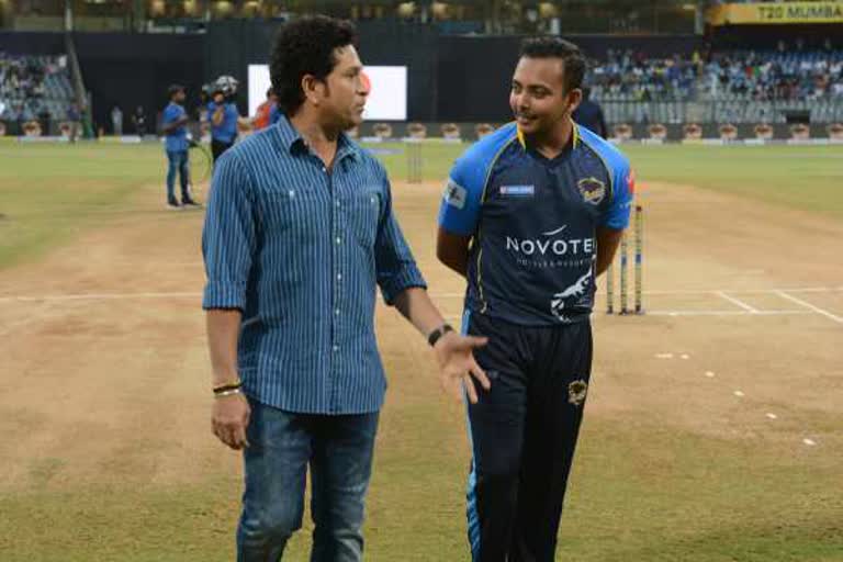 I try to play like Sachin sir, he is God of cricket: Shaw