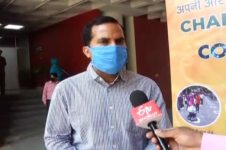 interview with Commissioner of Chandigarh Municipal Corporation on coronavirus