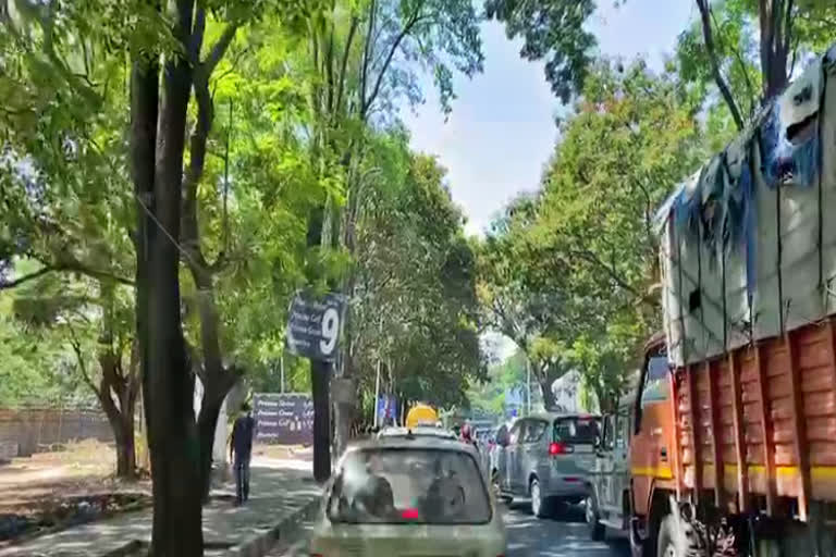 Traffic jam in Bangalore