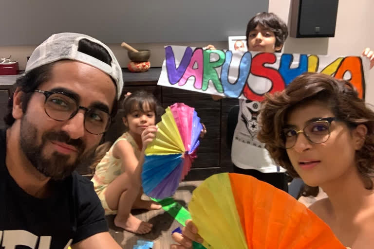 ayushmann khurrana celebrates daighter varushka's birthday