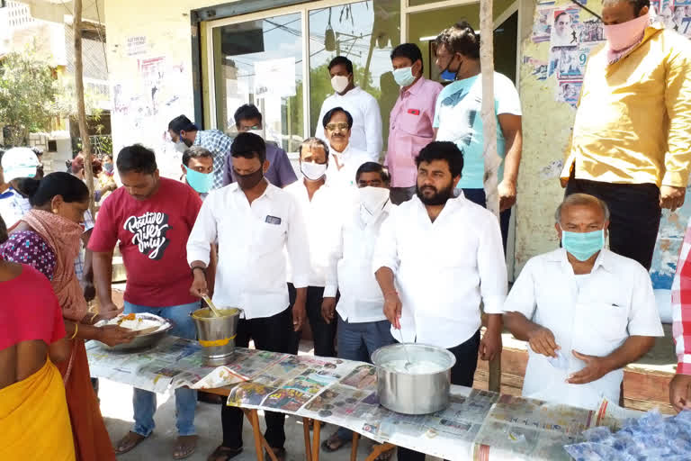 food facility for migrant labors in ambarpet