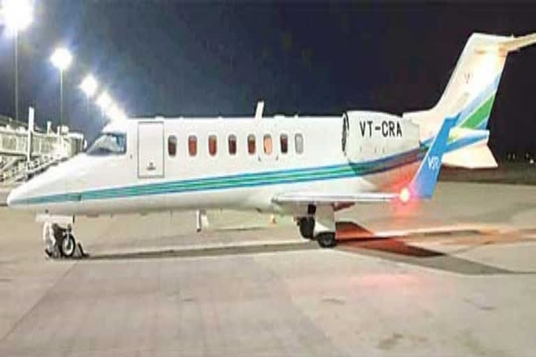 icatt-first-air-ambulance-have-been-landed-in-shamshabad-airport-hyderabad