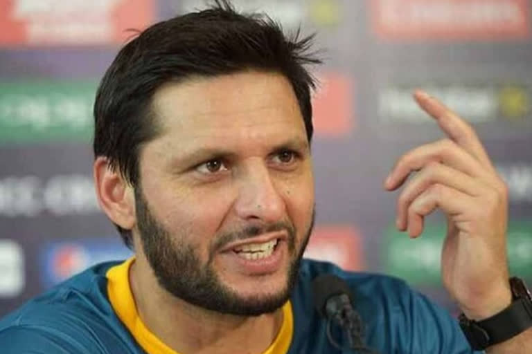 Former Pakistan skipper Shahid Afridi