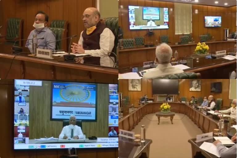 Union Home Minister Amit Shah interacted with doctors Indian Medical Association (IMA) through video conferencing