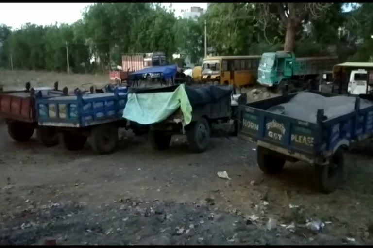 Police took action against the sand mafia