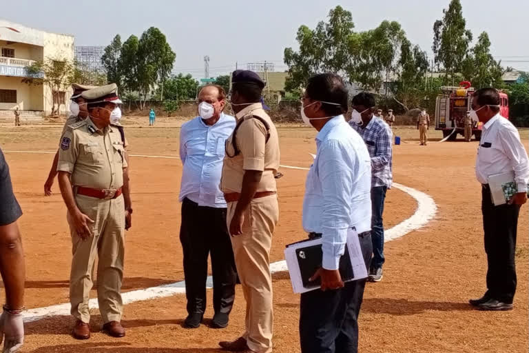 Telangana officials visit Suryapet