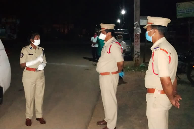 vizianagaram district sp rajakumari visit sringavarapu kota check post