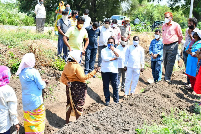 mla sunke ravi shanker visited upadhi hamee works