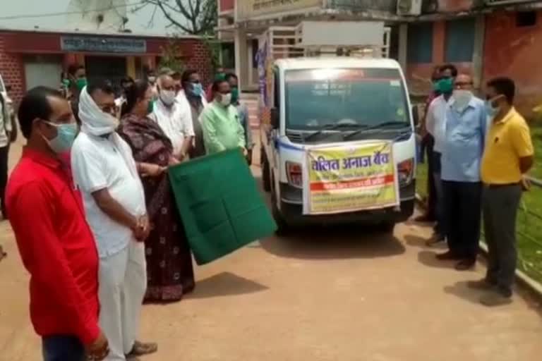 mobile grain bank in Balod