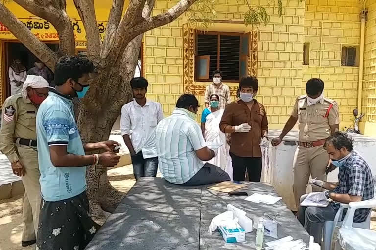 pre covid tests held at uravakonda in ananthapur district