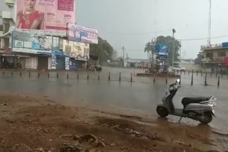 Thunder showers in Chikmagalur