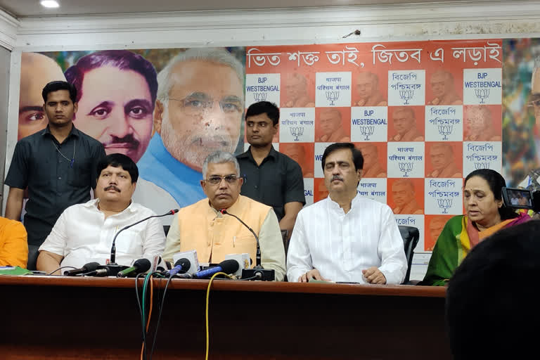 press meet of Dilip ghosh