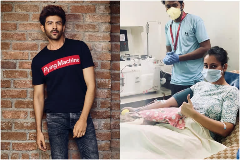 Kartik Aaryan blood plasma donation