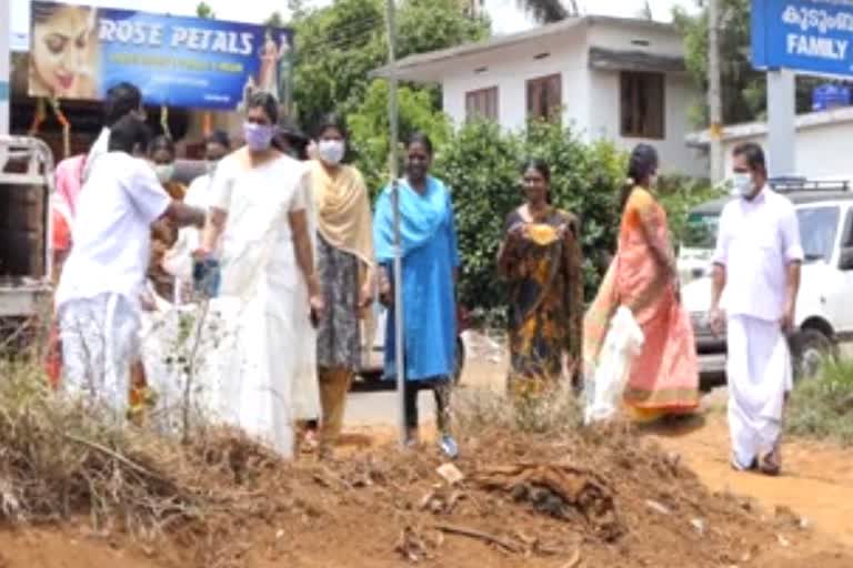 മഴക്കാല പൂര്‍വ്വ ശുചീകരണം  രാജകുമാരി പഞ്ചായത്ത്‌  rainy season cleaning  ഇടുക്കി വാർത്ത  iduki news