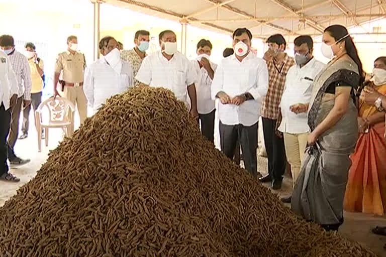 Deputy Chief Minister Amjad basha Established termeric Purchasing Center in Kadapa