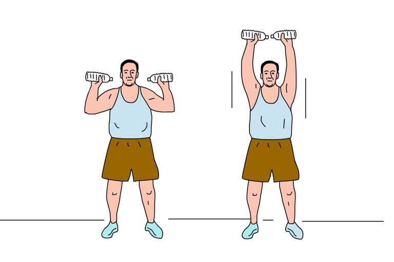 Bottle Shoulder Press