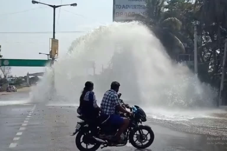 Cauvery water spilled in Mandya because negligence of Department