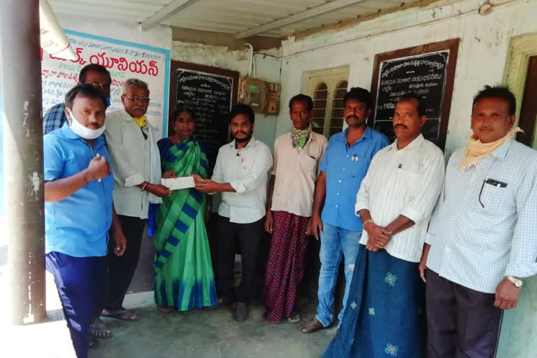 krishna milk union release bonus to dairy farmers at lakshimi puram krishna district