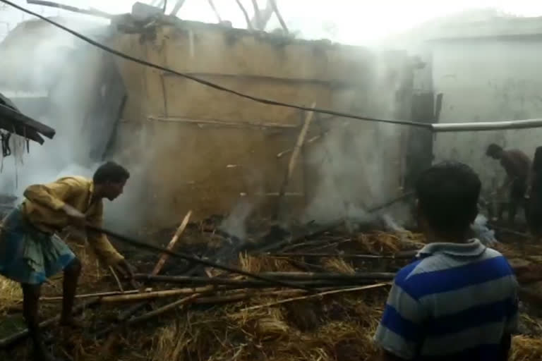 Sweet shop burned down in the fire