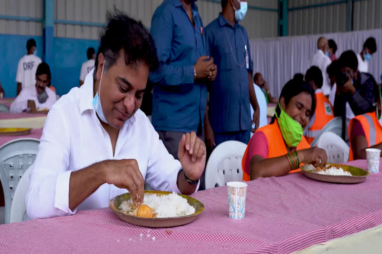 Minister KTR video on services of sanitation workers