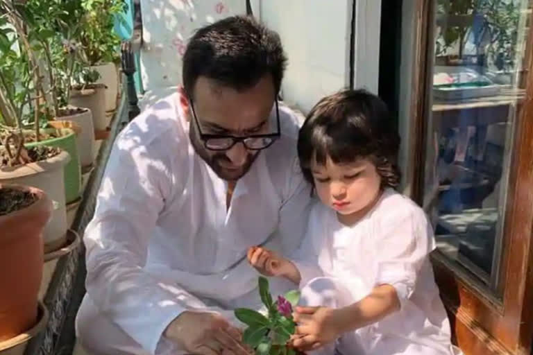 Saif ali khan talks about Taimur ali khan