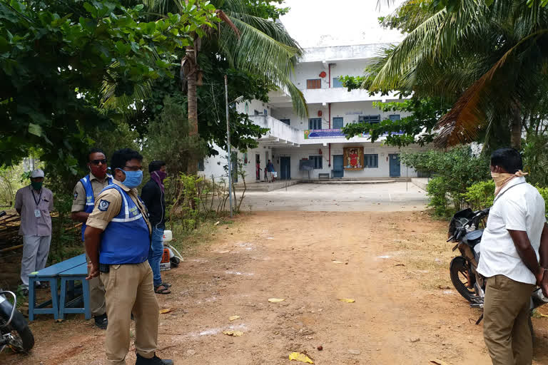 quarantine center opens in chodavaram