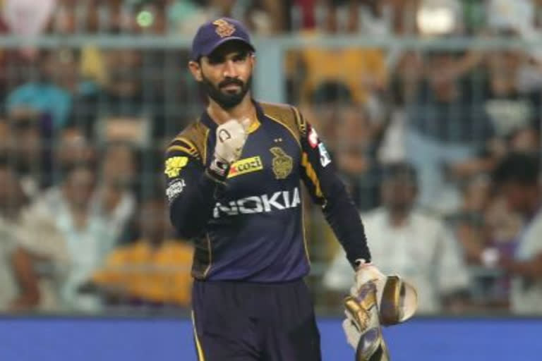 Kolkata Knight Riders captain Dinesh Karthik