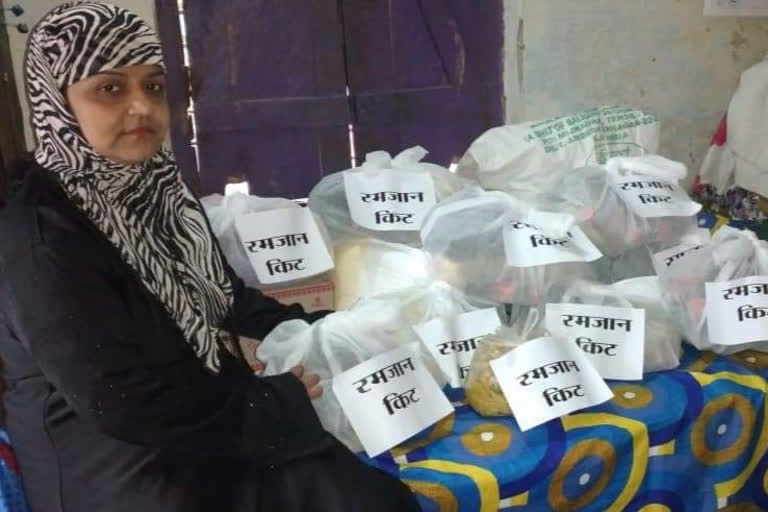 Huma Bano and Puranchal Vikas Siva Samiti distributed Ramadan kits