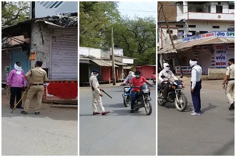 Police holds strict lockdown in sheopur