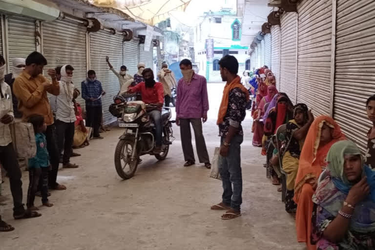 Outside banks, chairs for women and elderly