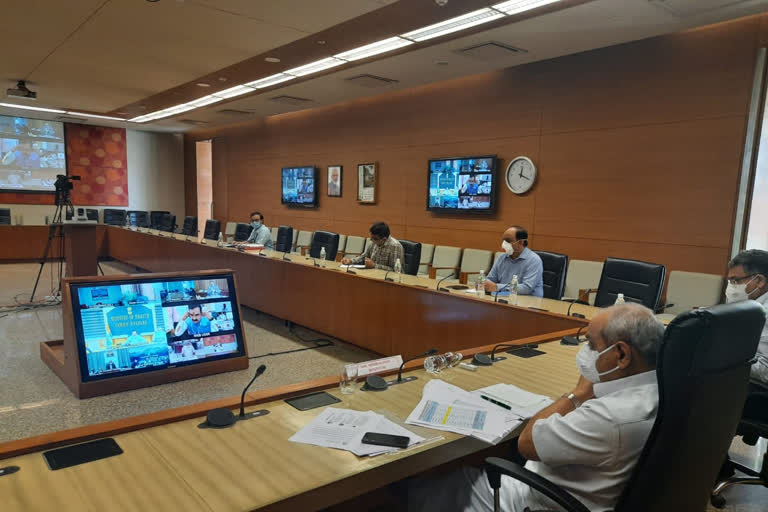 central health minister video conference