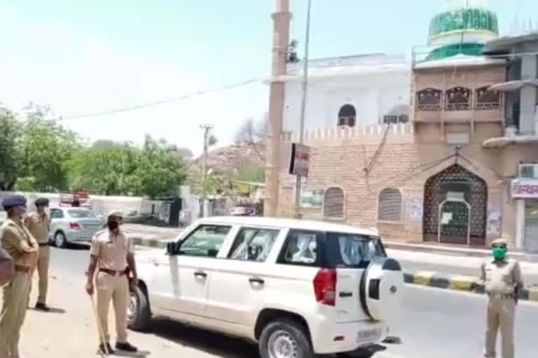 jodhpur DCP visited mosques, DCP visited mosques before Ramadan, डीसीपी ने किया मस्जिदों का दौरा