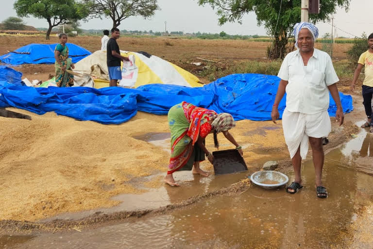 HEAVY RAIN IN GAJWEL NAD PRAGNAPUR MANDALS