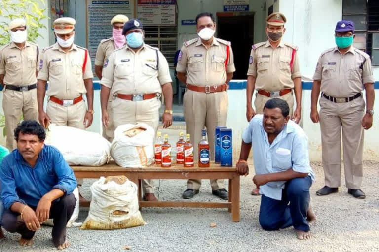 illegal transported Jaggery seized in siddipet