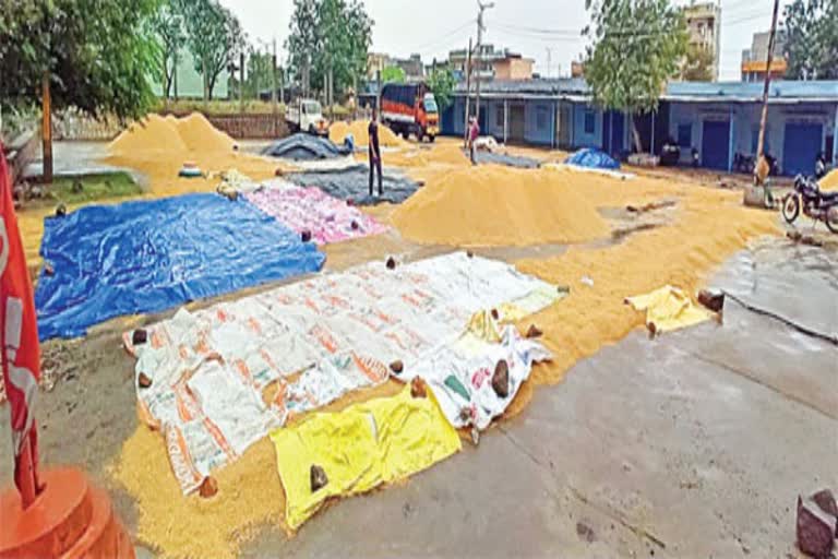 Contractor hesitated to supply tarpaulins to telangana