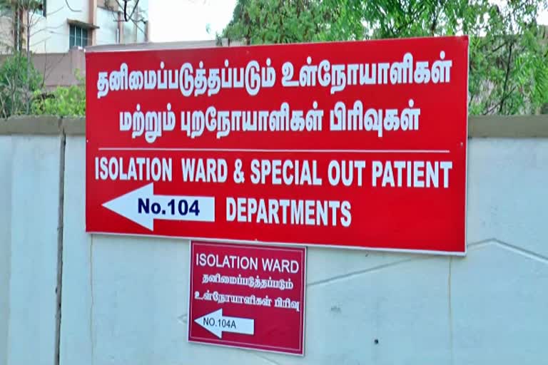 Corona special ward theni