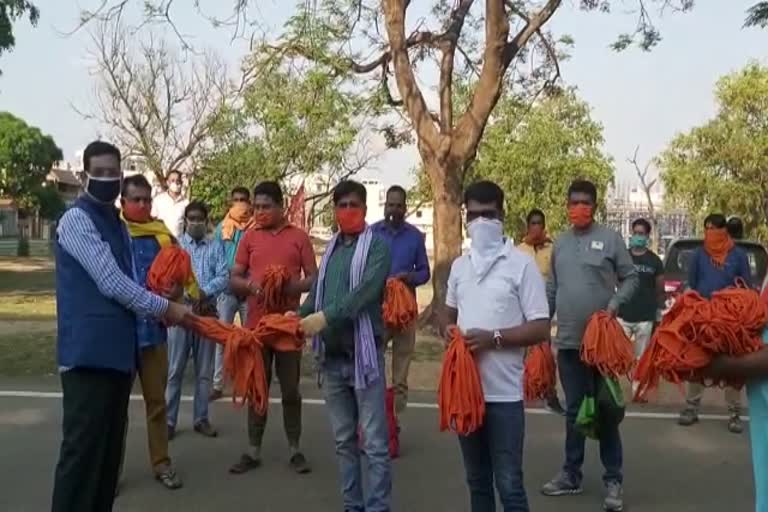 कोरोना महामारी के मद्देनजर BJYM करेगा 50 हजार मास्क का वितरण