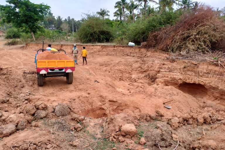 illigal sand mining