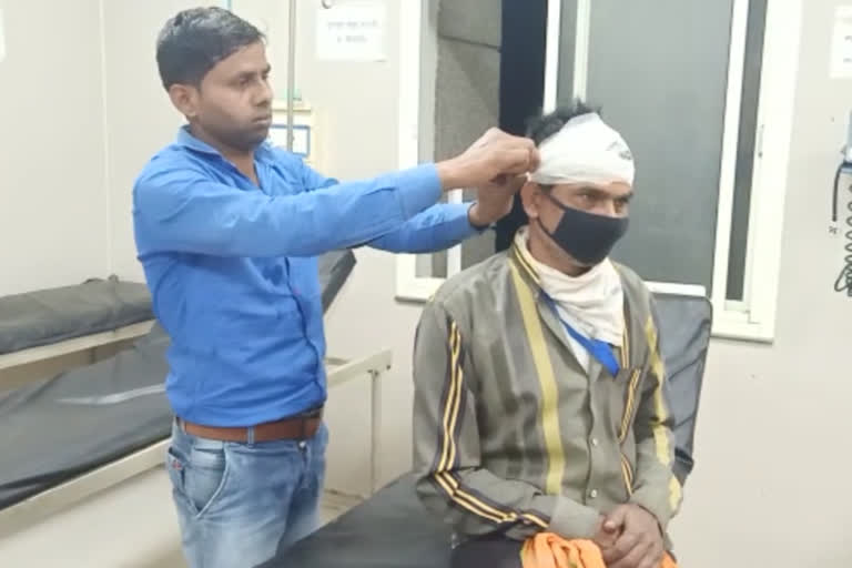 vegetable shopkeeper got injured